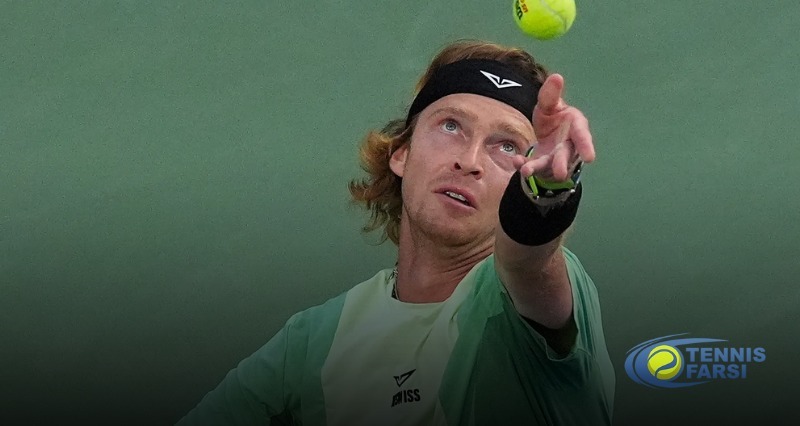آندری روبلف تنیسور روس در مسابقات ATP 2025